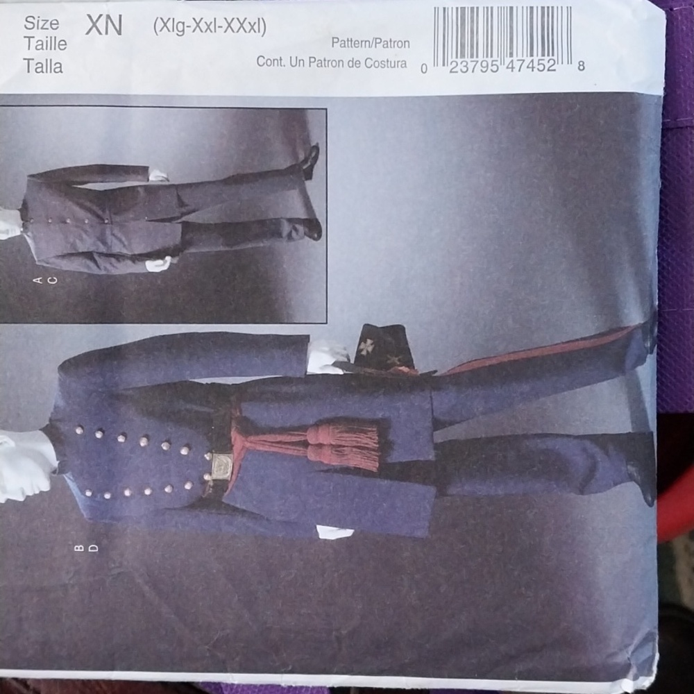 McCall's Costumes Pattern Men - Picture 4 of 4